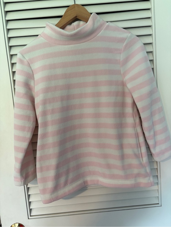 Dudley Stephens Other - Dudley Stephens Pink and White Striped Kids Fleece Sweater